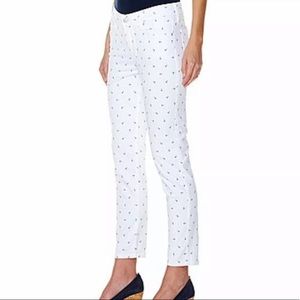 NYDJ Clarissa Jeans Nautical Anchors